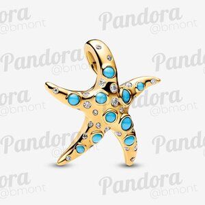 Pandora Sparkling Blue Starfish Dangle Charm